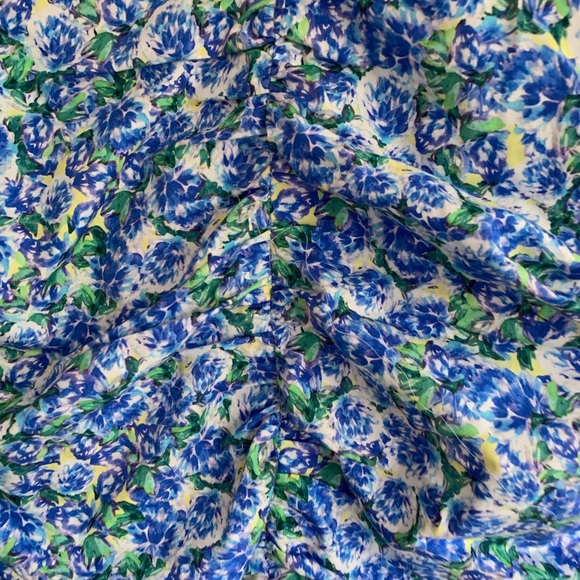 Zara women’s printed floral gathered blouse tops - Picture 16 of 16